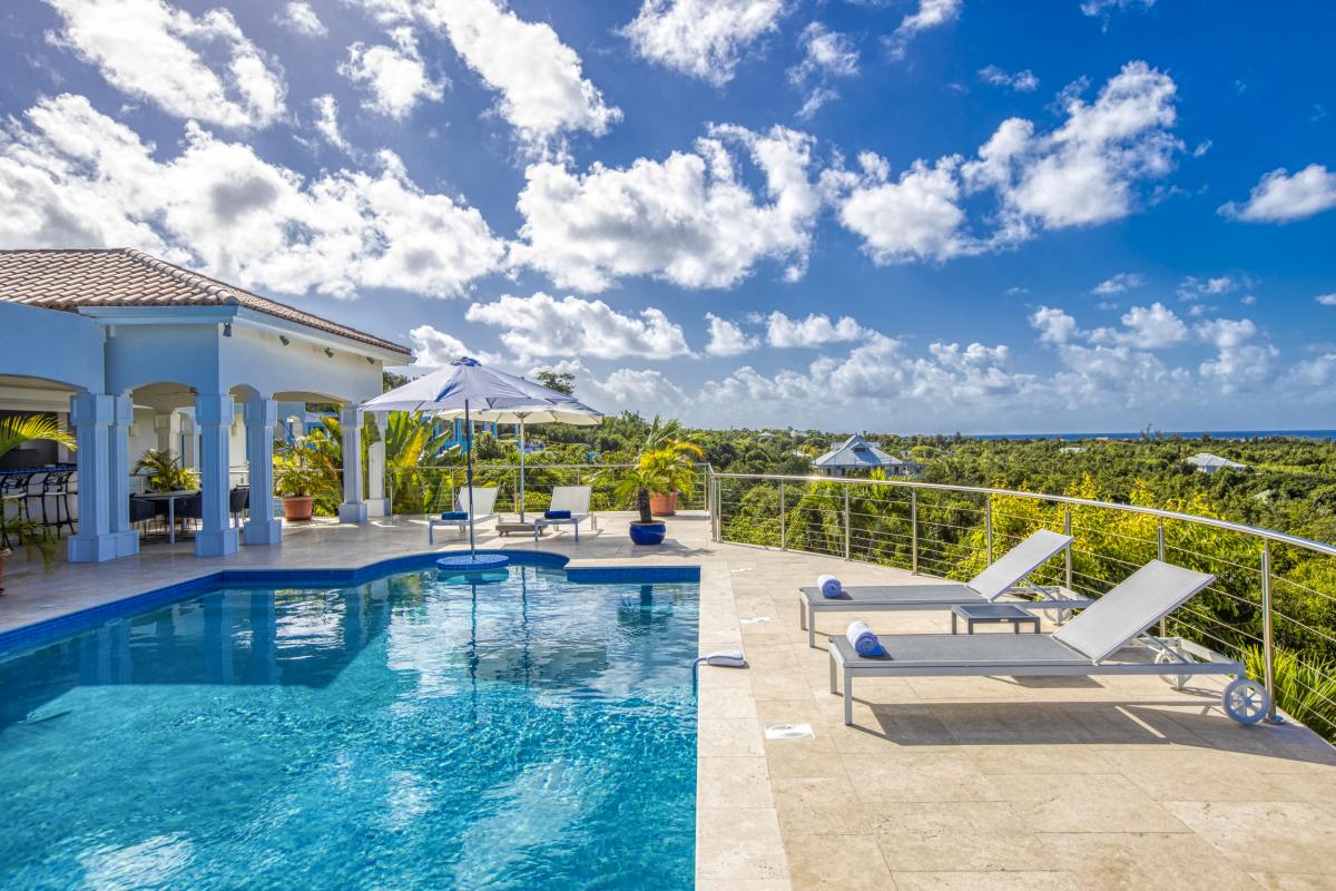 Location villa Saint Martin Terres Basses - villa 4 chambres 8 personnes - A 300m de la plage de Baie aux Prunes - Piscine et Vue mer (7)